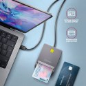 AXAGON Czytnik kart identyfikacyjnych CRE-SM3TC USB-C, 1.2m kabel