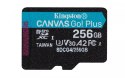 Kingston Karta microSD 256GB CanvasGo! Plus 200MB/s A2 U3 V30 + adapter