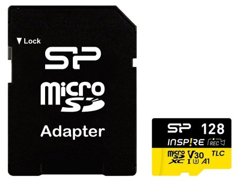Silicon Power Karta pamięci microSDXC Inspire 128GB UHS-I U3 A1 V30 4K TLC