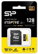 Silicon Power Karta pamięci microSDXC Inspire 128GB UHS-I U3 A1 V30 4K TLC