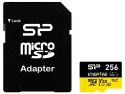 Silicon Power Karta pamięci microSDXC Inspire 256GB UHS-I U3 A2 V30 4K TLC