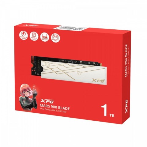 Adata Dysk SSD XPG MARS 980 BLADE 1TB PCIe 5x4 14/10 GB/s M2