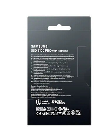 Samsung Dysk SSD 9100 PRO Heatsink NVMe MZ-VAP4T0CW