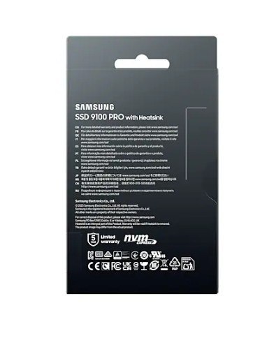Samsung Dysk SSD9100PRO Heatsink NVMe MZ-VAP1T0CW