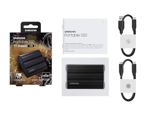 Samsung Dysk zewnętrzny SSD Portable SSD T7 Shield USB3.2 czarny