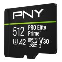 PNY Karta pamięci microSDXC Elite Prime 512GB + adapter SD
