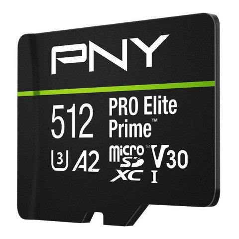 PNY Karta pamięci microSDXC Elite Prime 512GB + adapter SD