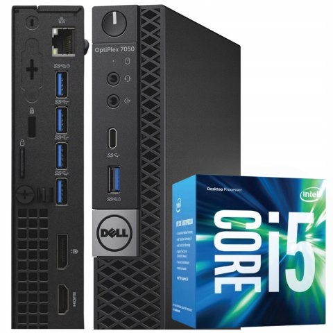 Dell Optiplex 7050 Tiny Intel Core i5 8GB DDR4 512GB SSD Windows 10 Pro