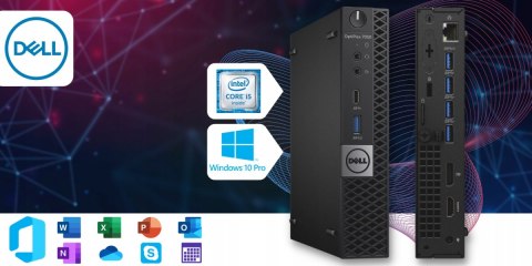 Dell Optiplex 7050 Tiny Intel Core i5 8GB DDR4 512GB SSD Windows 10 Pro