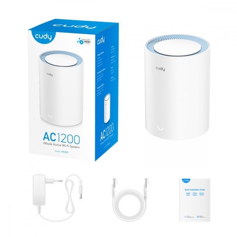 Cudy System WiFi Mesh M1200 (1-Pack) AC1200
