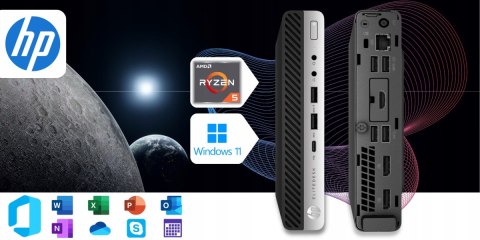 HP Elitedesk 705 G4 AMD Ryzen 5 16GB DDR4 2000GB SSD Windows 10 Pro