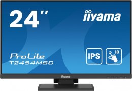 IIYAMA Monitor 24 cale T2454MSC-B2AG 10 PKT. POJ,IPS,HDMI,DP,FHD,300cd,4ms, 2x2W