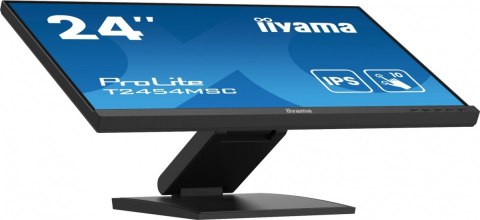 IIYAMA Monitor 24 cale T2454MSC-B2AG 10 PKT. POJ,IPS,HDMI,DP,FHD,300cd,4ms, 2x2W