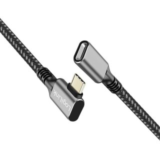 LogiLink Kabel USB3.2 gen2 TypeC do USB-C/F, PD, 0.5m