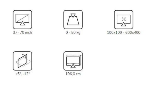 Neomounts Stojak mobilny FL50-550BL1