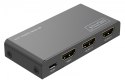 Digitus Rozdzielacz/Splitter HDMI 1x2, 4K/60Hz UHD z HDR, 18 Gbps, HDCP 2.2, EDID