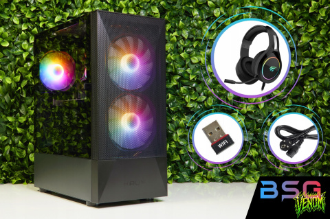 BSG Venom V5 Intel Core i7 GeForce GT 1030 16GB DDR3 500GB HDD Windows 10 Pro