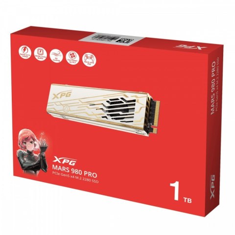 Adata Dysk SSD XPG MARS 980 PRO 1TB PCIe 5x4 14/10 GB/s M2