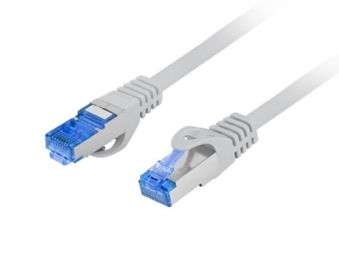 Lanberg Patchcord kat.6a S/FTP CCA 0.5m szary