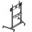 Edbak TR19 Wózek z półką do monitorów 55-110 cali VESA 100×100 - 1000×600 130 kg 1130-1510 mm