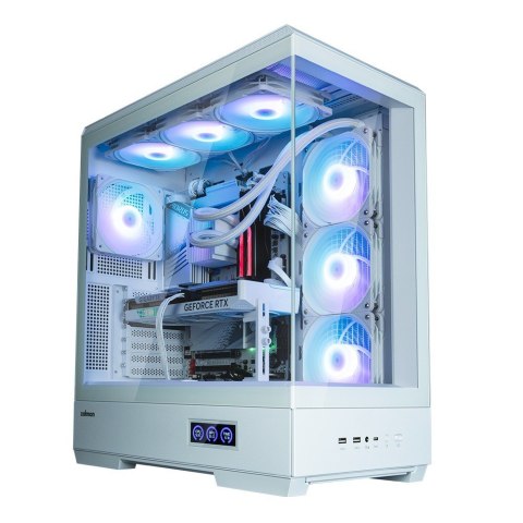 Zalman Obudowa P50 DS WHITE Mid-Tower 4x ARGB Fans