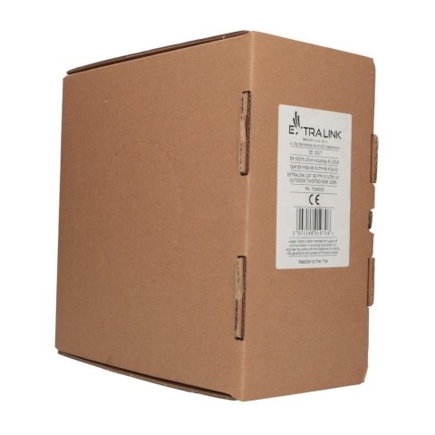 Extralink Kabel sieciowy CAT5E FTP(F/UTP) V2 zewnętrzny 100m skrętka