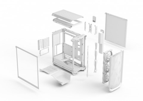 Fractal Design Obudowa Meshify 3 Ambience ProRGB White TG Clear