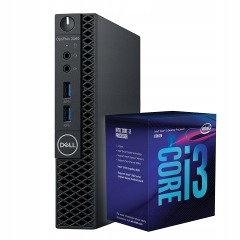 Dell Optiplex 3060 Tiny Intel Core i3 8GB DDR4 256GB SSD Windows 11 Pro
