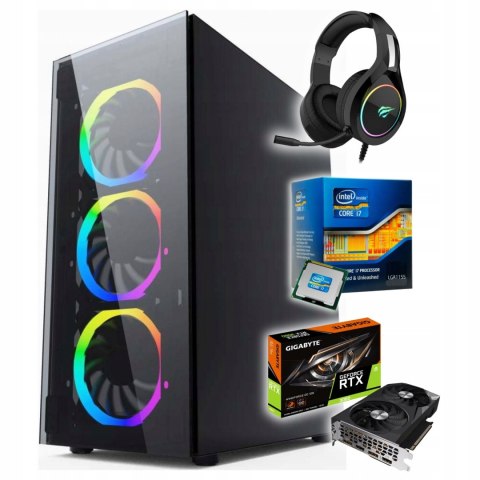 BSG Raptor V4 Intel Core i7 NVIDIA GeForce RTX 3060 16GB DDR3 1000GB SSD Windows 10 Pro