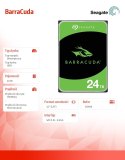 Seagate Dysk twardy BarraCuda 24TB 3.5 cala ST24000DM001
