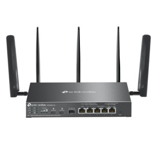TP-LINK Brama sieciowa gigabitowa Omada 4G+ Cat6 AX3000 VPN with 4-Port PoE+PORT: 1× Gigabit SFP WAN/LAN Port, 1× Gigabit RJ45 WAN Port,