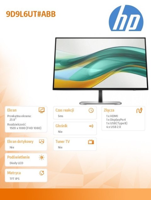 HP Inc. Monitor S5 Pro 524pf FHD MNTR 9D9L6UT#ABB
