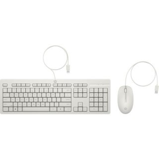 HP Inc. Zestaw Klawiatura i mysz 225 przewodowe G2 biały AW5S6AA#ABB