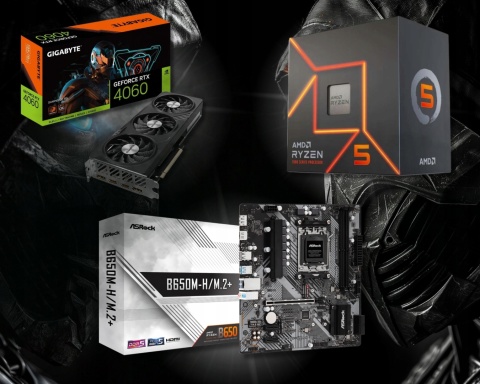 BSG Raptor V18 AMD Ryzen 5 NVIDIA GeForce RTX 4060 32GB DDR4 1000GB SSD Windows 11 Pro