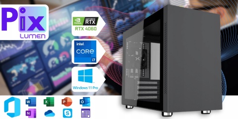 Lumen V1 Intel Core i7 GeForce RTX 4060 64GB DDR4 2000GB SSD Windows 11 Pro