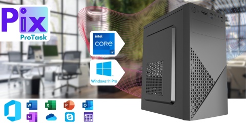 Protask V6 Intel Core i7 16GB DDR4 1000GB SSD DVD Windows 11 Pro