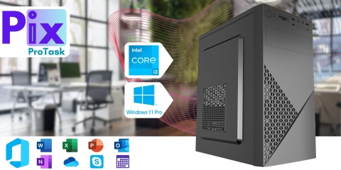 Protask V1 Intel Core i3 16GB DDR4 1000GB SSD DVD Windows 11 Pro