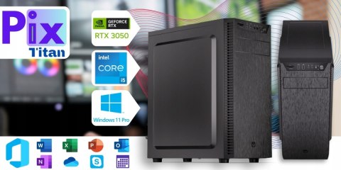Pix Titan V1 Intel Core i5 GeForce RTX 3050 16GB DDR4 2000GB SSD Windows 11 Pro