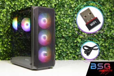 BSG Raptor V11 Intel Core i5 NVIDIA GeForce RTX 4060 16GB DDR4 512GB SSD Windows 11 Pro