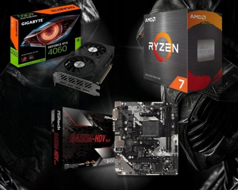 BSG Raptor V12 AMD Ryzen 7 NVIDIA GeForce RTX 4060 32GB DDR4 512GB SSD Windows 11 Pro