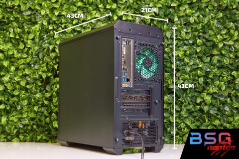 Zestaw BSG Raptor V17 AMD Ryzen 5 NVIDIA GeForce RTX 4060 16GB DDR4 1000GB SSD Windows 11 Pro