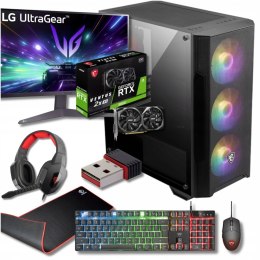 Zestaw BSG Striker V15 AMD Ryzen 5 NVIDIA GeForce RTX 3050 32GB DDR4 1000GB SSD Windows 11 Pro