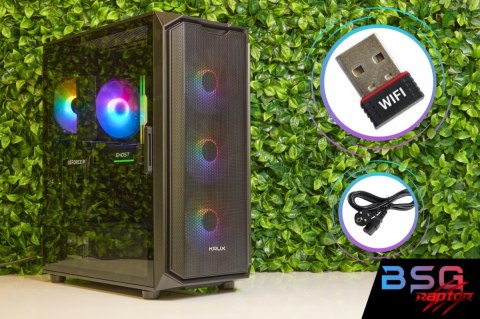 BSG Raptor V22 Intel Core i5 NVIDIA RTX 5060 16GB DDR4 1000GB SSD Windows 11 Pro