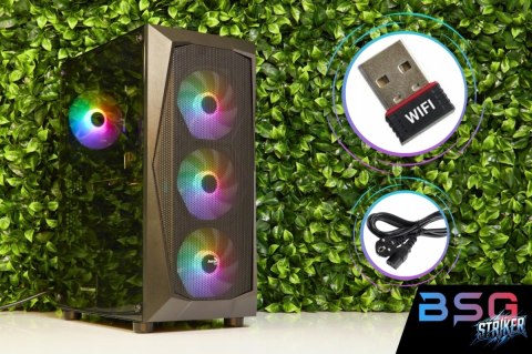 BSG Striker V12 AMD Ryzen 5 AMD Radeon RX 6600 64GB DDR4 512GB SSD Windows 11 Pro