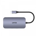 Unitek HUB USB-C 9w1, USB-C, HDMI 2.0, RJ45, PD 100W, czytnik SD; D1071A