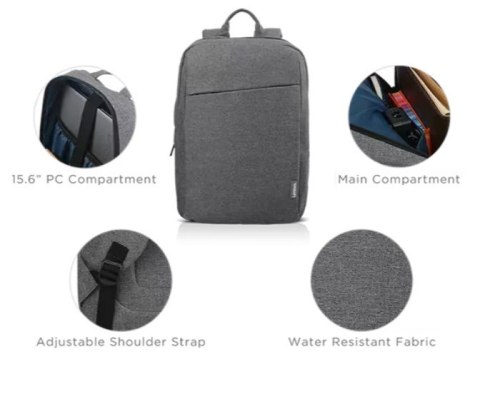 Lenovo Plecak 15.6 cala B210 Szary 4X40T84058