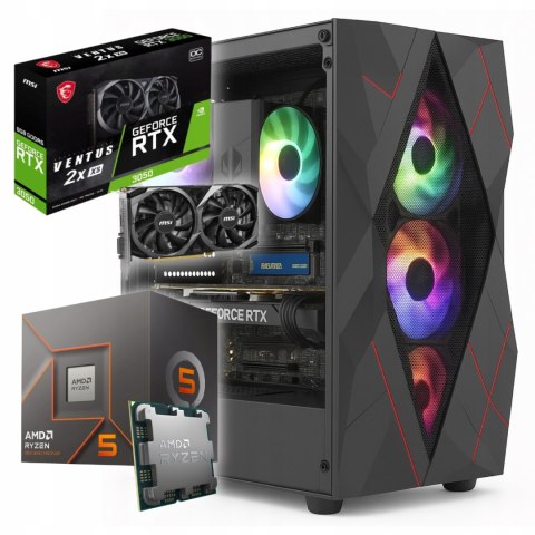 BSG Striker V17 AMD Ryzen 5 NVIDIA GeForce RTX 3050 16GB DDR5 512GB SSD Windows 11 Pro