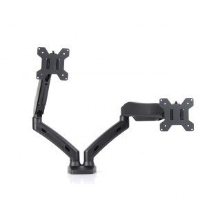 ART Uchwyt biurkowy na sprężynie gazowej do 2 monitorów LED/LCD 13-27 cali L-13GD