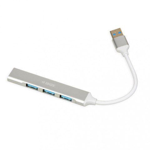 IBOX HUB 4-PORTOWY USB3.0 + USB 2.0, SLIM