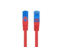 Lanberg Patchcord kat.6a S/FTP CCA 3.0m Czerwony